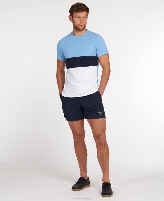 Men Olive Barbour Essential Logo 5\'\' Swim Shorts 40VB1142