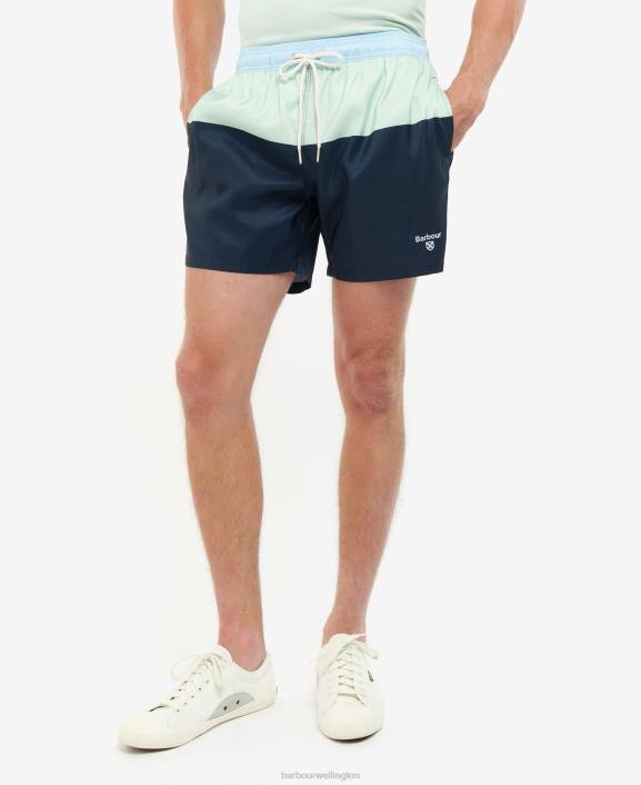 Men Sky Barbour John Two-Tone Swim Shorts 40VB1226