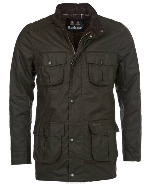 Men Olive Barbour Corbridge Wax Jacket 40VB23