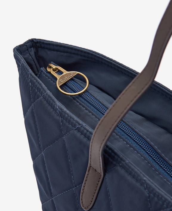 Women Classic Tartan Barbour Witford Quilted Tote Bag 40VB2395