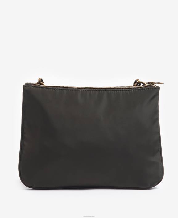 Women Olive Barbour Ella Double Zip Crossbody Bag 40VB2400