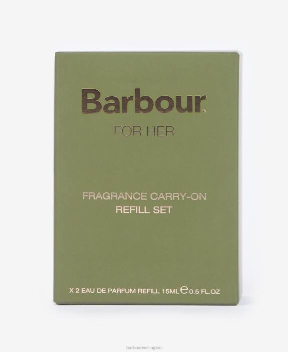Women Classic Green Barbour Her Perfume Travel Size Refill Set 40VB2412