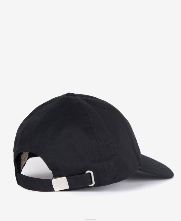 Women Classic Black Barbour Olivia Sports Cap 40VB2430