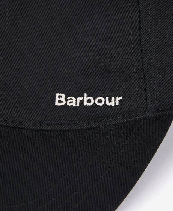 Women Classic Black Barbour Olivia Sports Cap 40VB2430