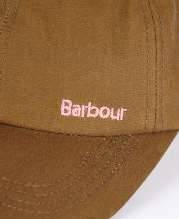 Women Sand Barbour Belsay Waxed Sports Cap 40VB2437
