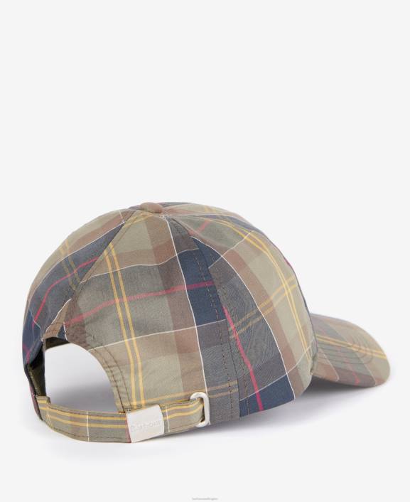 Women Trench/Navy Barbour Rosie Tartan Sports Cap 40VB2438