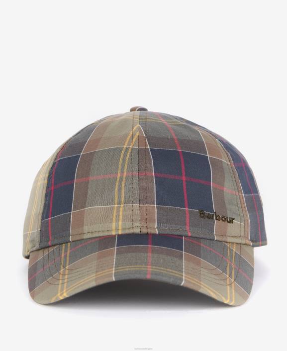 Women Trench/Navy Barbour Rosie Tartan Sports Cap 40VB2438
