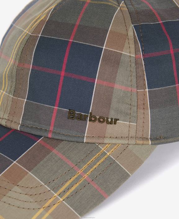 Women Trench/Navy Barbour Rosie Tartan Sports Cap 40VB2438