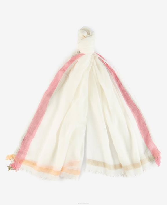 Women Yarrow/Multi Barbour Blackett Border Check Wrap 40VB2463