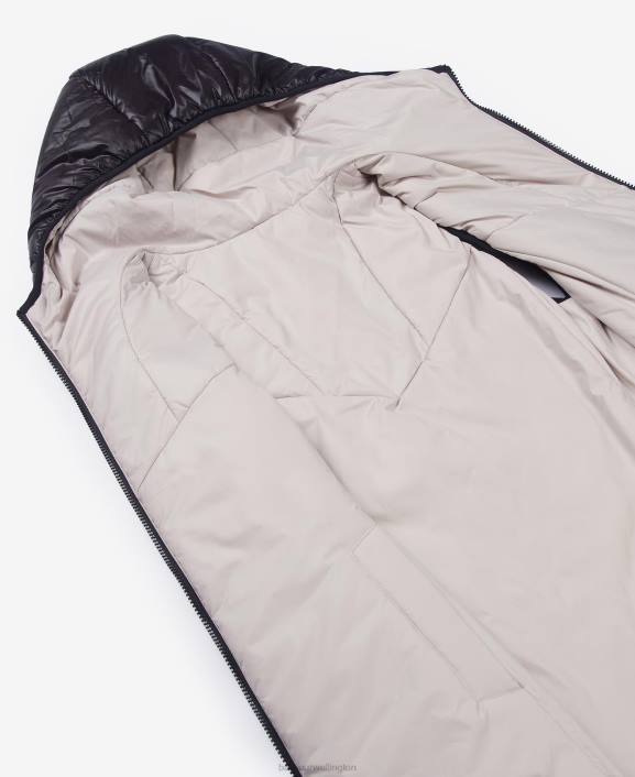 Women Black/Silver Cloud Barbour Cosford Reversible Gilet 40VB1574