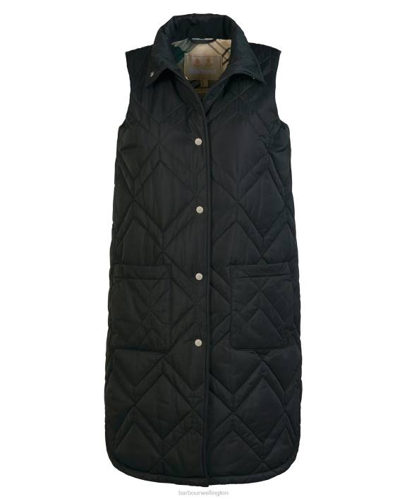Women Lt Fawn/Ancient Fern Tartan Barbour Dio Gilet 40VB1581