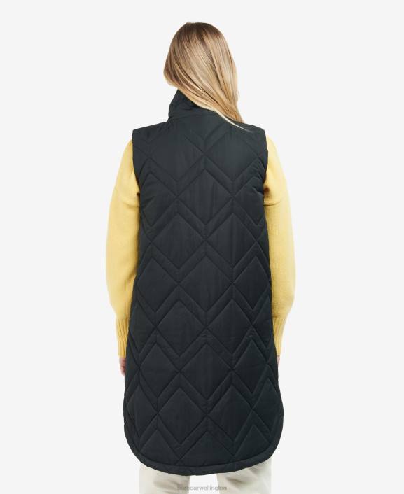 Women Lt Fawn/Ancient Fern Tartan Barbour Dio Gilet 40VB1581