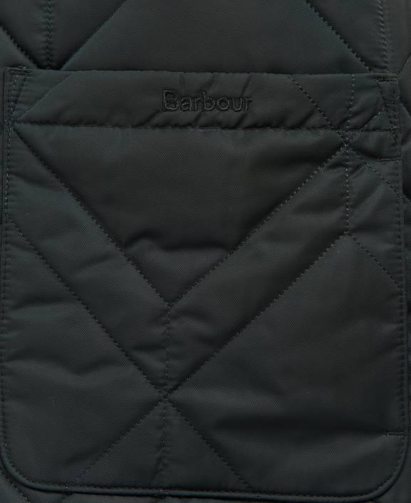 Women Lt Fawn/Ancient Fern Tartan Barbour Dio Gilet 40VB1581