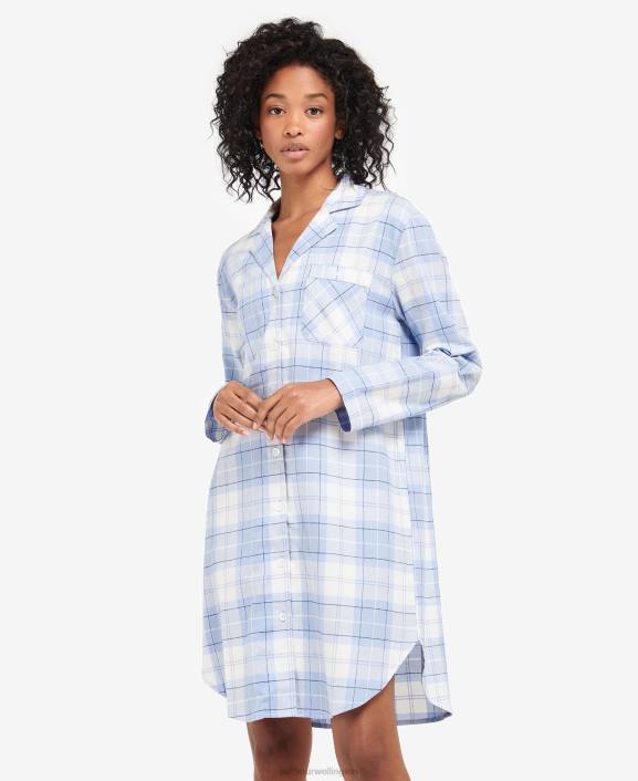 Women Pink Tartan Barbour Etta Nightshirt 40VB2040