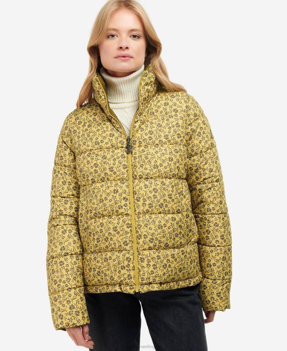 Women Dark Navy Deer/Dark Navy Barbour Marin Quilted Jacket 40VB1515