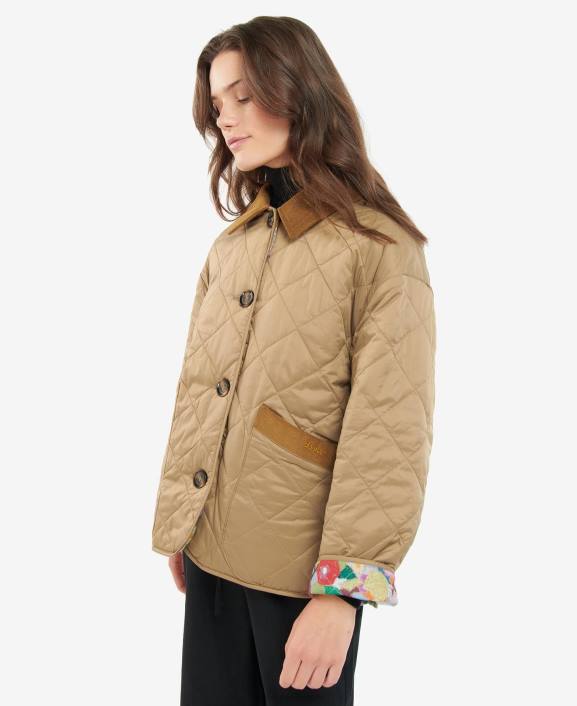 Women Dark Navy/Limerence/Sky Barbour x House of Hackney Gransden Reversible Quilted Jacket 40VB1505