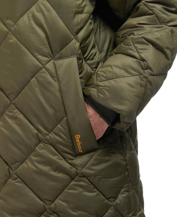 Women Fern Leaf/Classic Tartan Barbour Kilmory Quilted Jacket 40VB1514