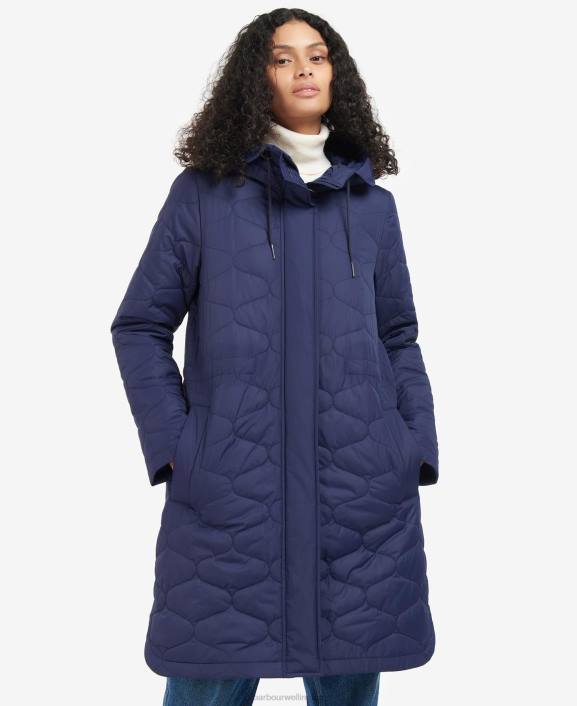 Women Olive Tree Barbour Nahla Quilted Jacket 40VB1463