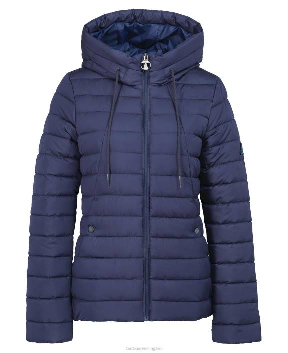 Women Pink Punch Barbour Coraline Quilted Jacket 40VB1423