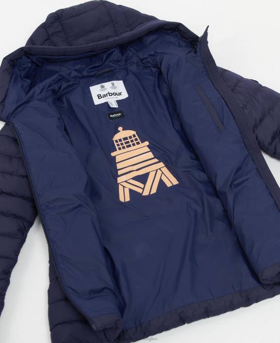 Women Pink Punch Barbour Coraline Quilted Jacket 40VB1423