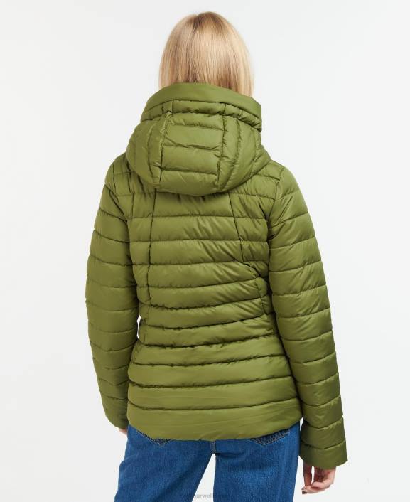 Women Pink Punch Barbour Coraline Quilted Jacket 40VB1467