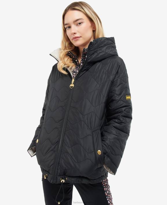 Women Portobello/Cayenne/Bellini Barbour Fenway Revesible Quilted Jacket 40VB1484