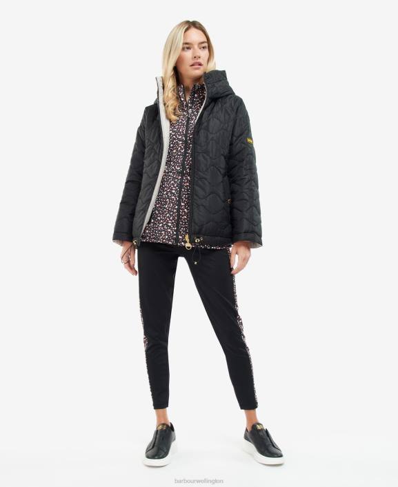 Women Portobello/Cayenne/Bellini Barbour Fenway Revesible Quilted Jacket 40VB1484