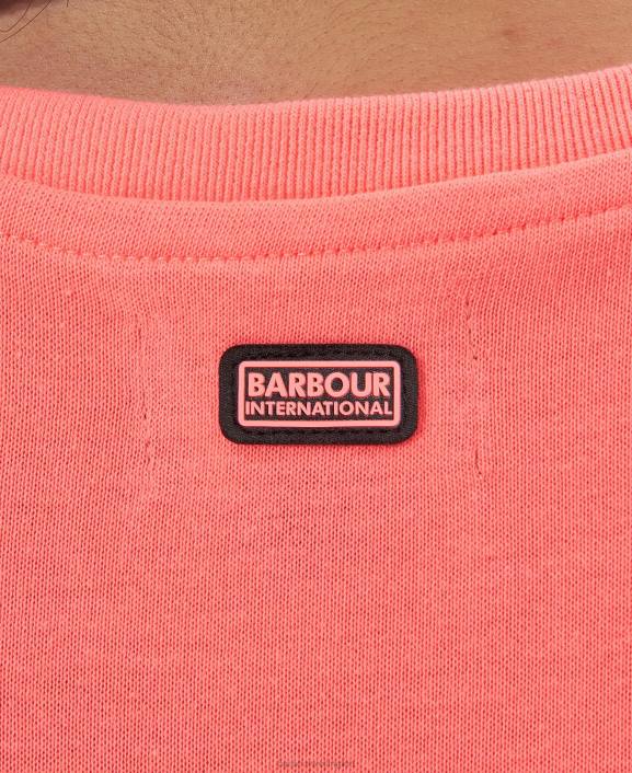 Women Atomic Coral Barbour Sanderson T-Shirt 40VB1687