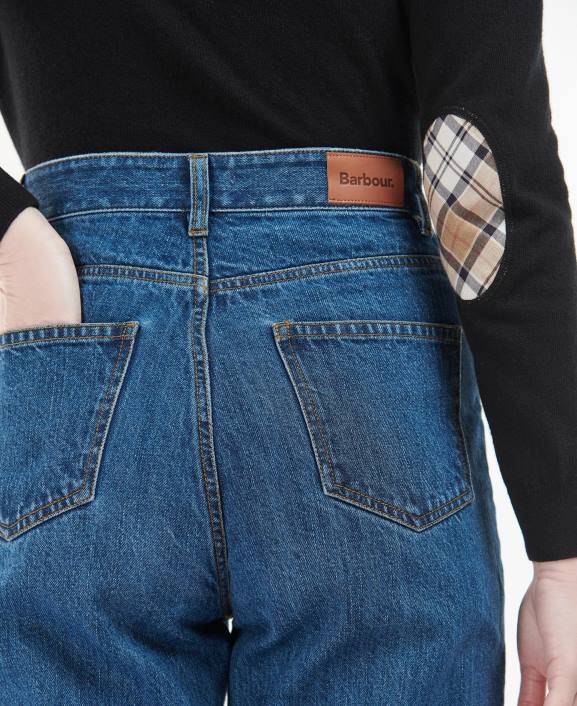 Women Original Wash Barbour Moorland High-Rise Jeans 40VB1785