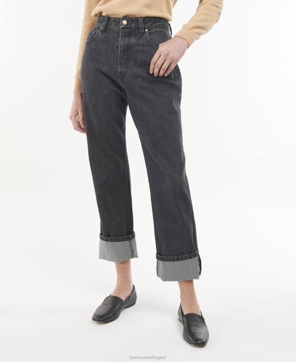 Women Original Wash Barbour Moorland High-Rise Jeans 40VB1801