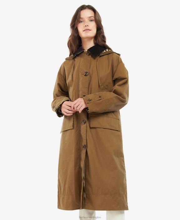 Women Sand/Limerence/Sky Barbour x House of Hackney Petiver Wax Jacket 40VB1382