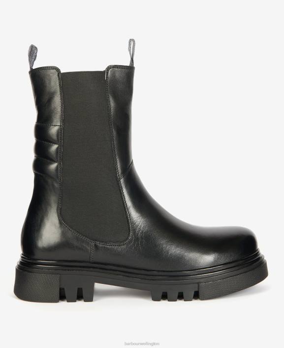 Women Black Barbour Trinity Boots 40VB2058